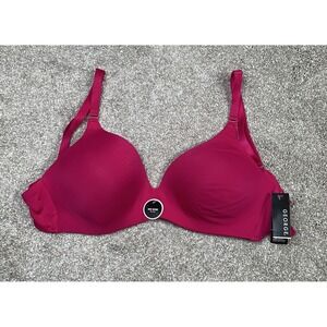 NWT George‎ 38B Women's Bra Convertible No Wire Undergarment Festive Fuchsia